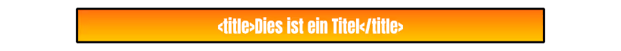 Meta-Tag Title für Suchmaschinenoptimierung
