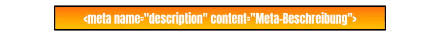 Meta-Tag description Beispiel für SEO