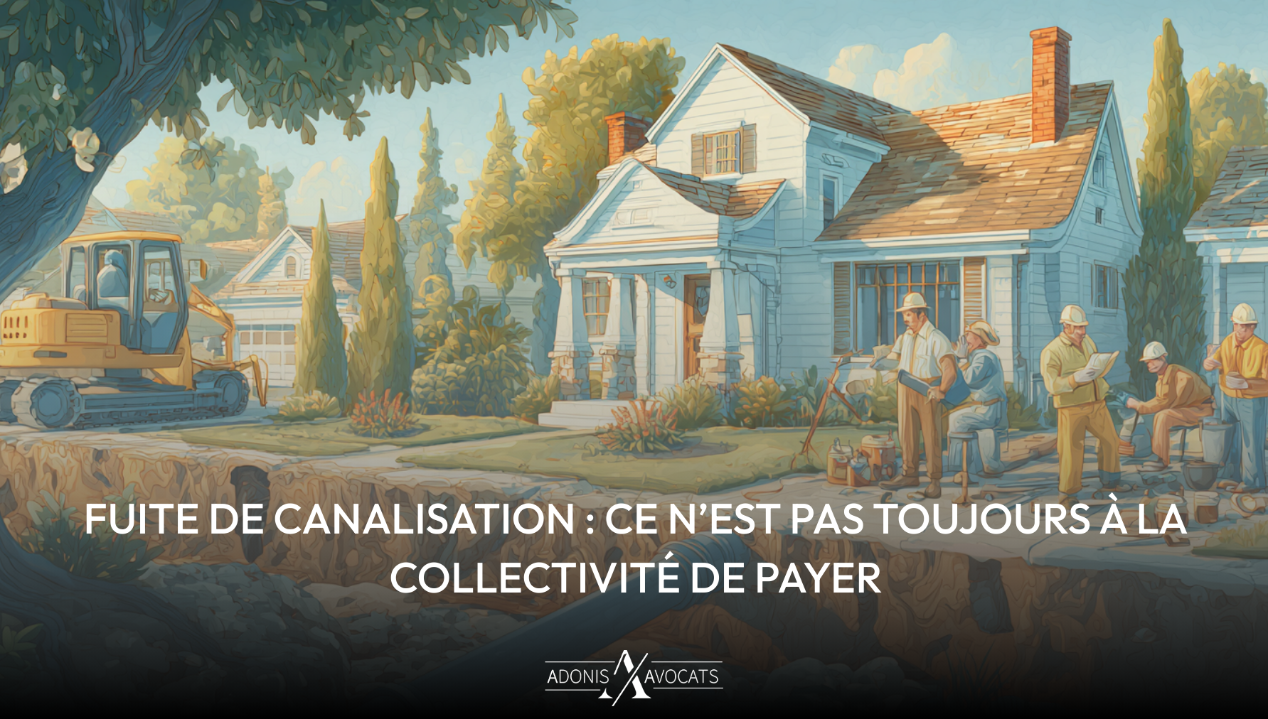 Fuite de canalisation : ce n’est pas toujours à la collectivité de payer