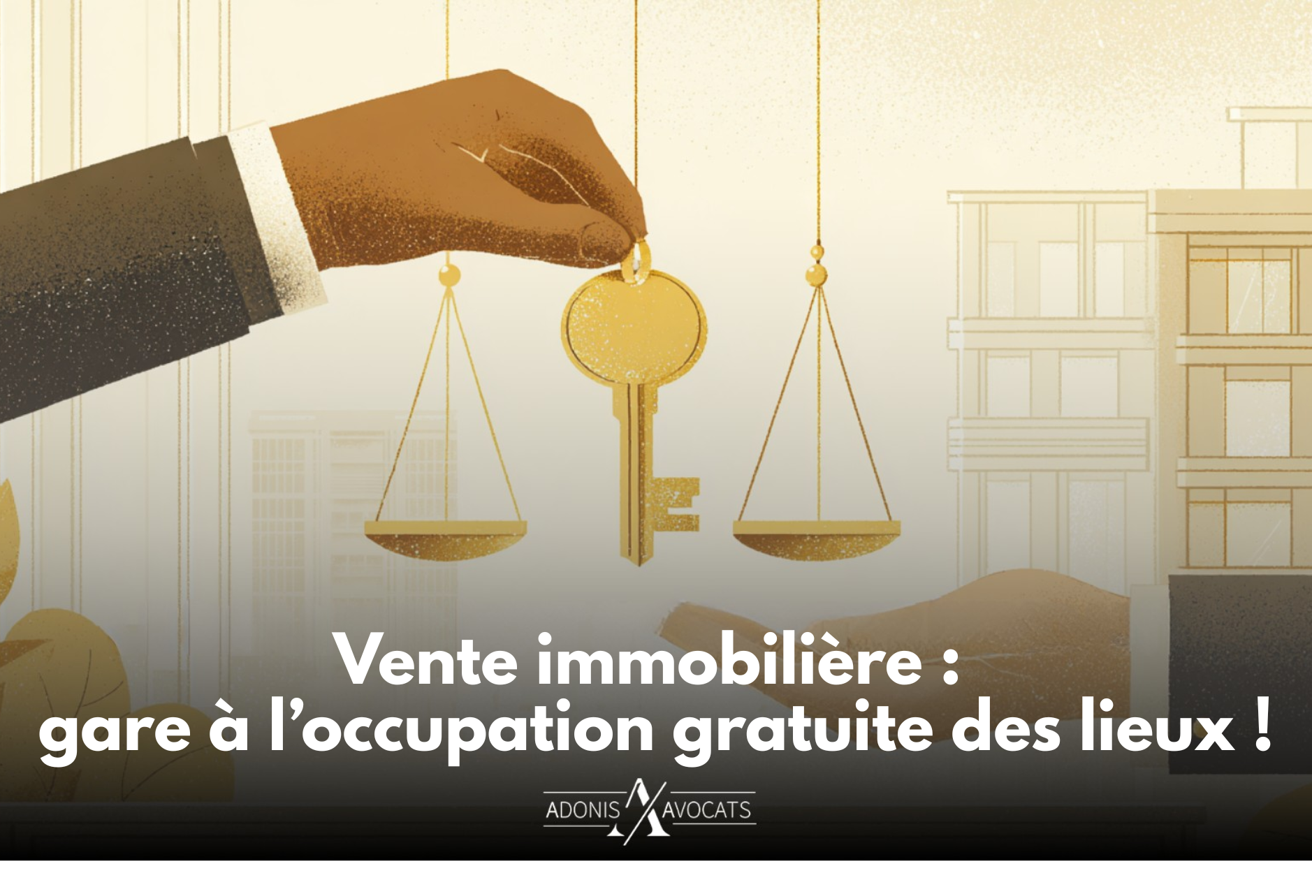 Vente immobilière : gare à l’occupation gratuite des lieux !