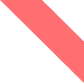 Rotes diagonales Band auf schwarzem Hintergrund.