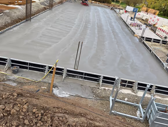 Ein Industriefussboden