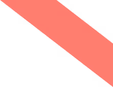 Rotes schräges Rechteck auf weißem Hintergrund.