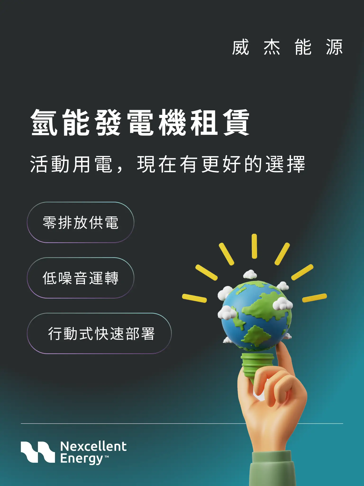 Hydrogen Power Generator for Events | Nexcellent Energy