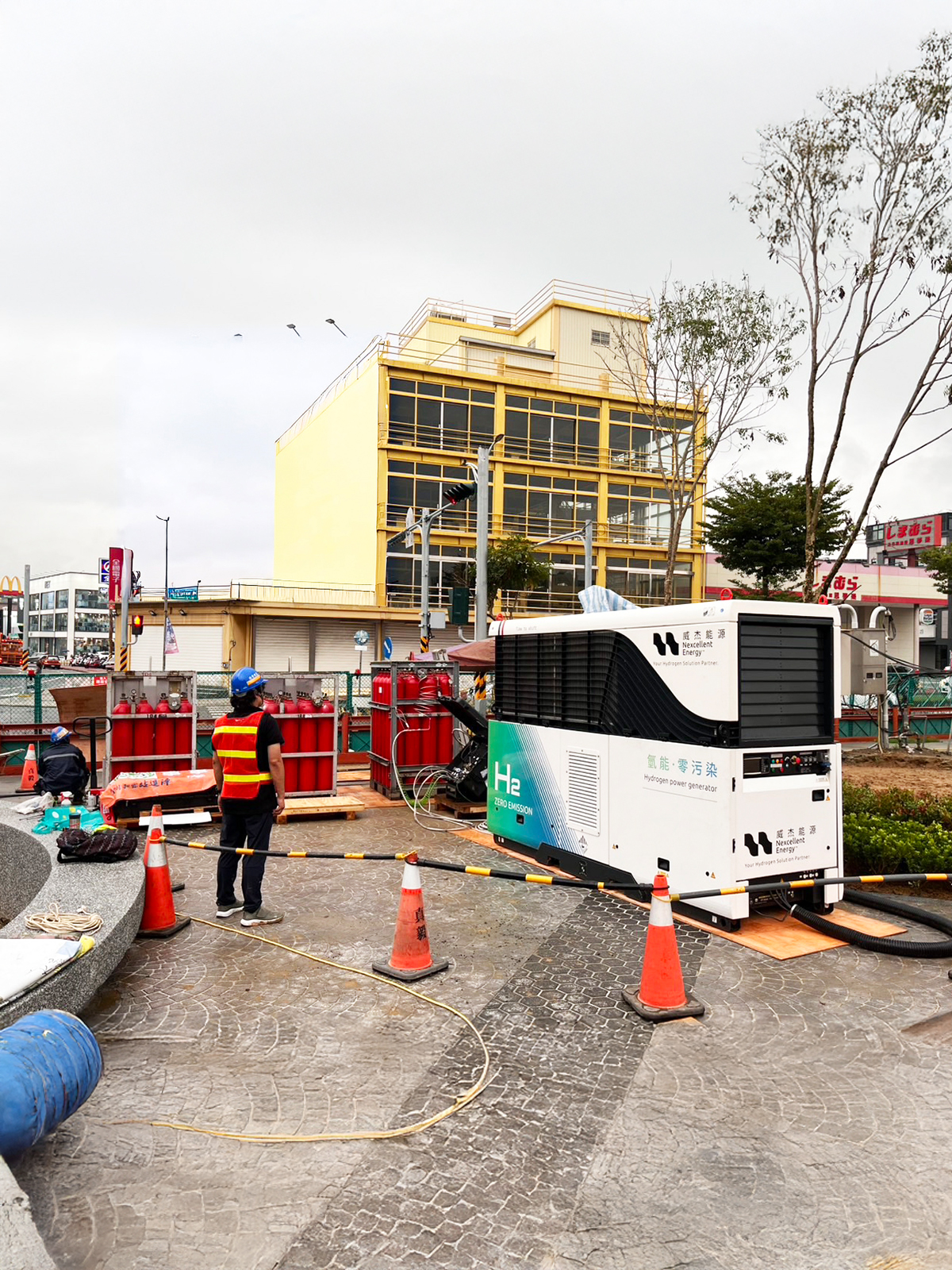 【Rental】Hydrogen Power for Public Construction Projects: Nexcellent Energy Advances Clean Power in Taiwan.