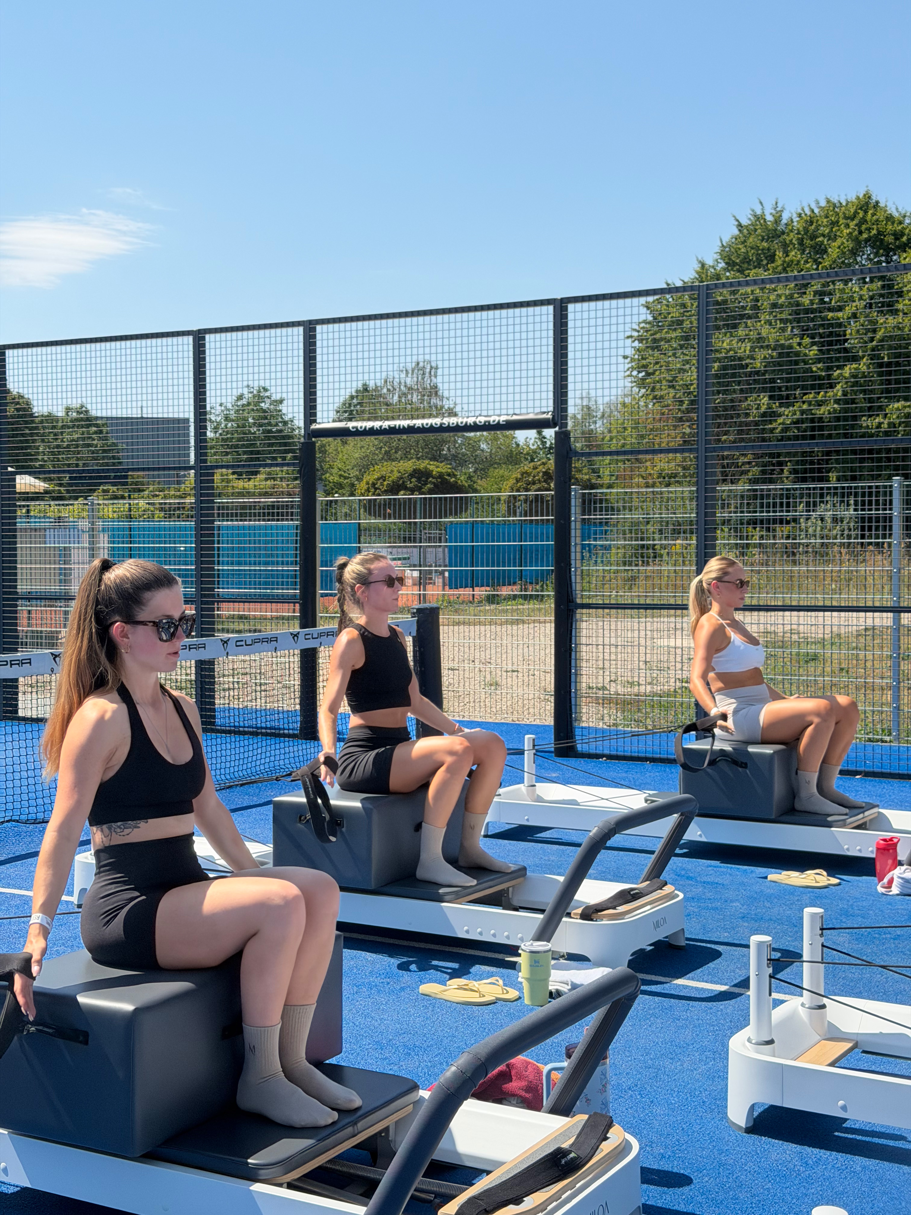 Padel-Turnier mit Reformer Pilates in Augsburg – Impression