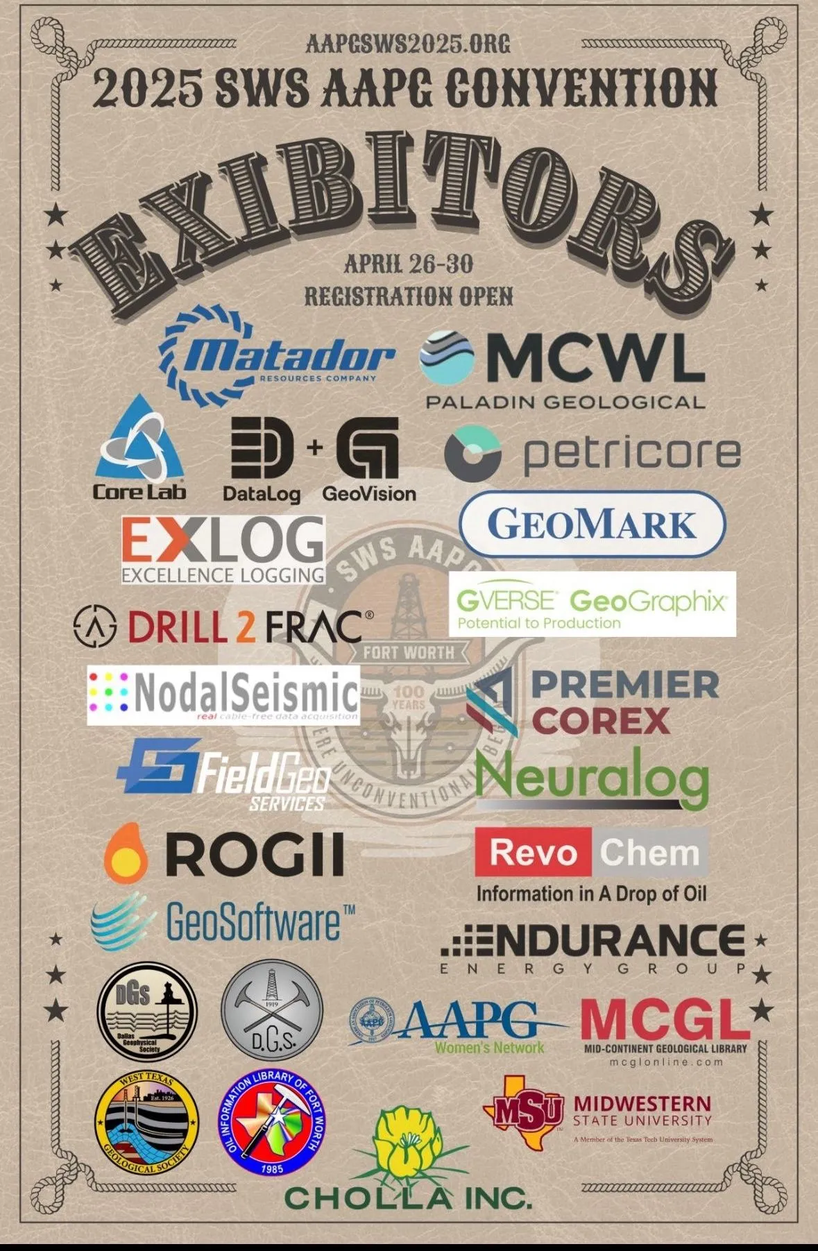 MCWL Heads to the 2025 SWS AAPG Annual Convention