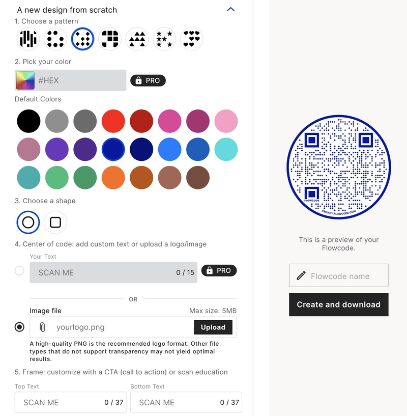 Design Flowcode from scratch