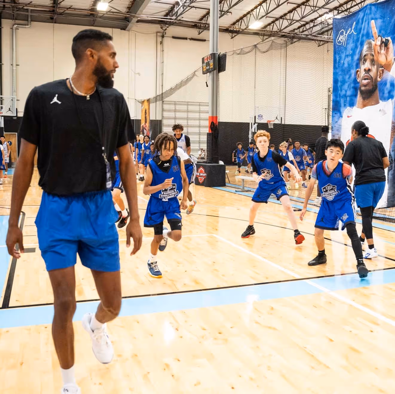 Elite basketball training session with Steven Mallory