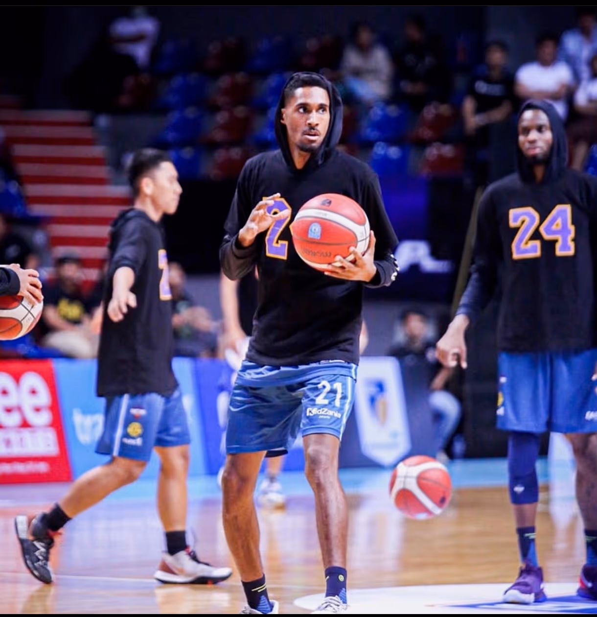 Elite basketball training session with Steven Mallory