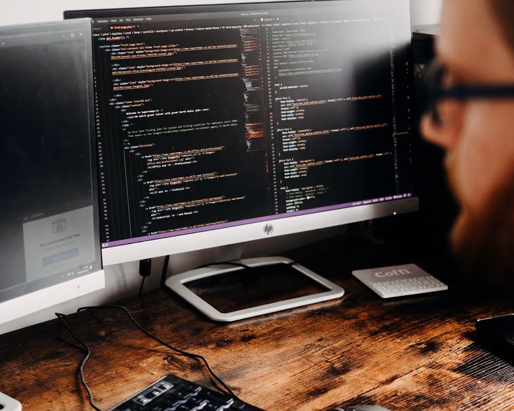 A coding session