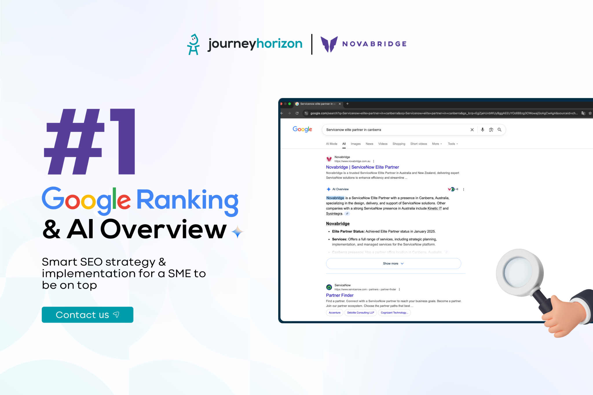 Novabridge ranks #1 in AI Overview