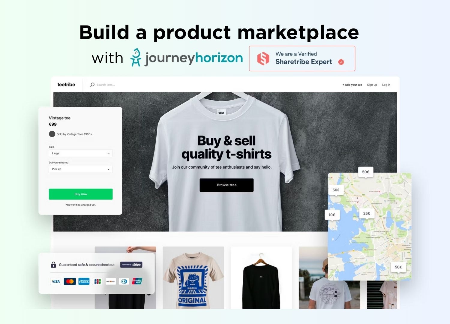 Build a product marketplace with Journeyhorizon - a verified Sharetribe partner