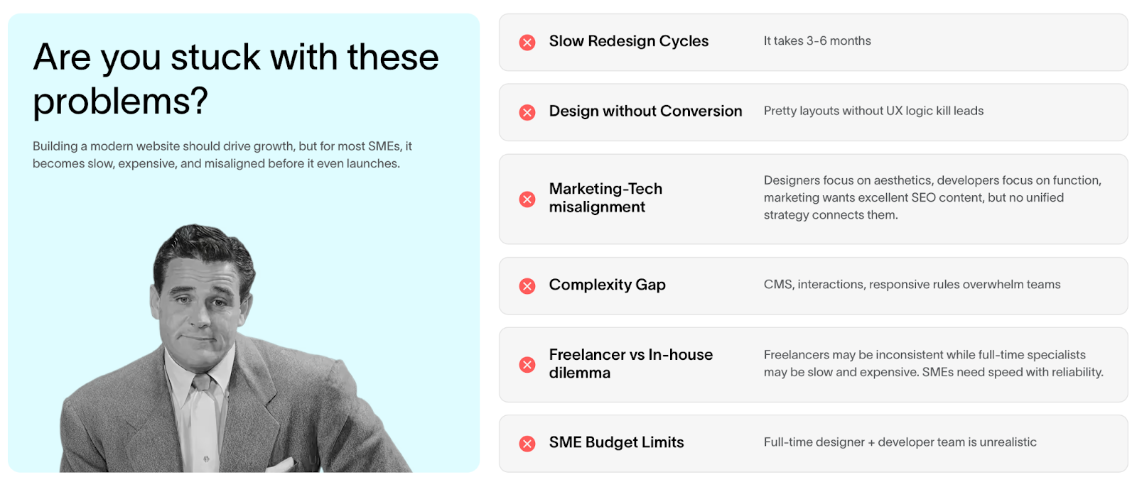 Challenges when people hire web designers