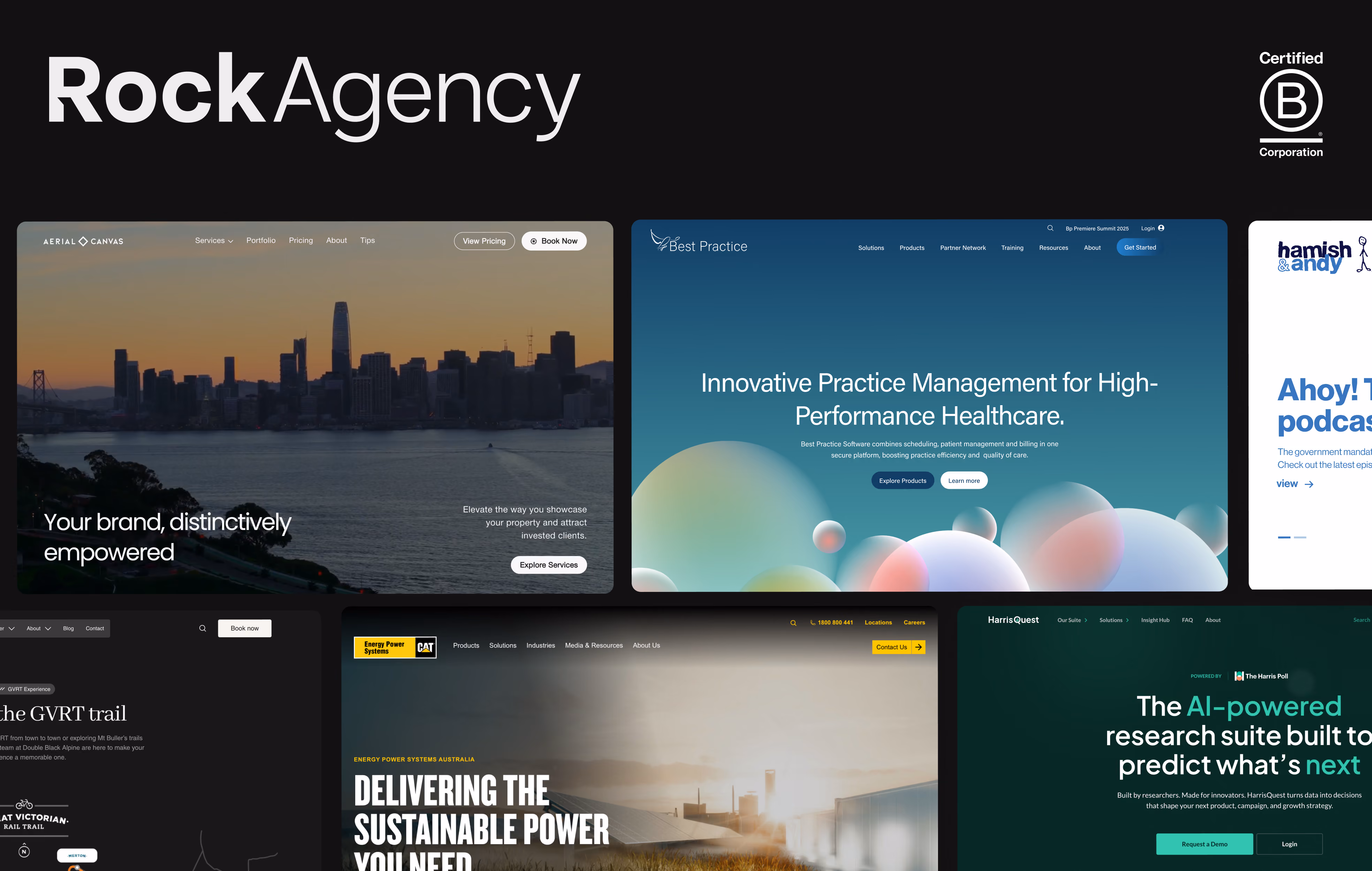 Rock Agency - Webflow