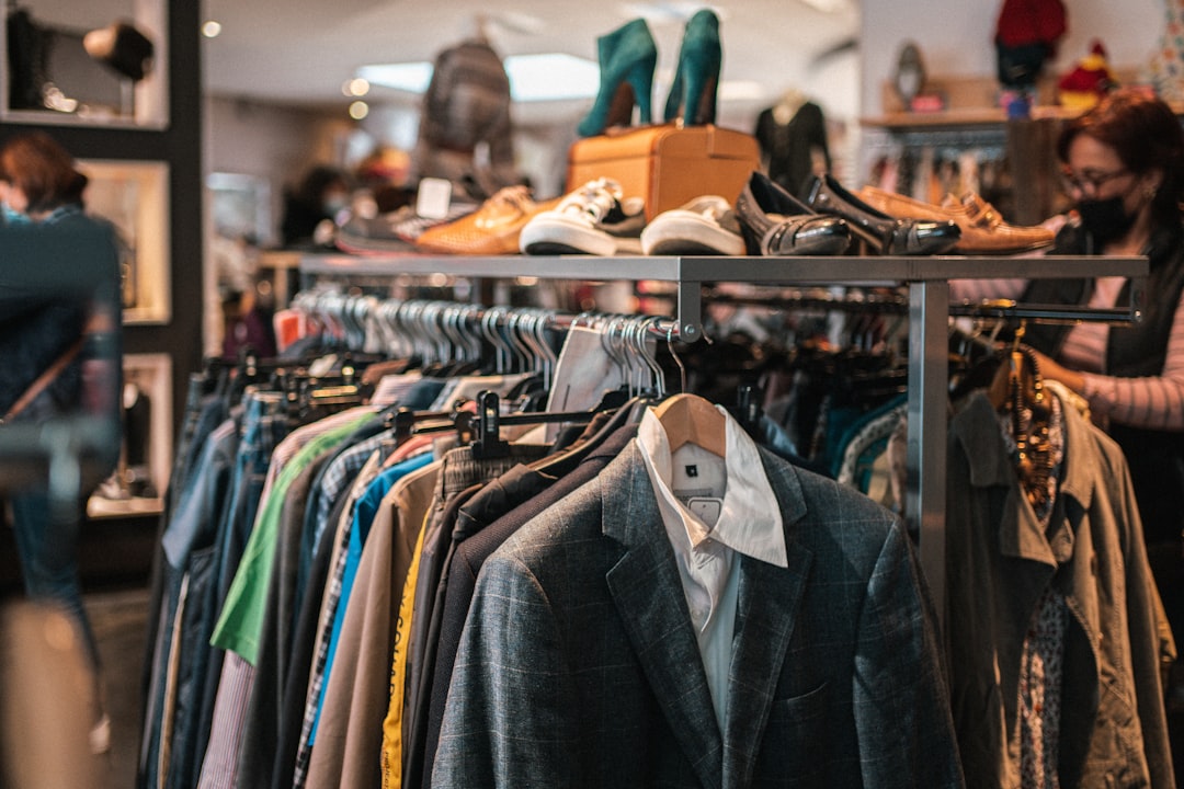 Marketplace potential captured through vibrant textiles and diverse styles.