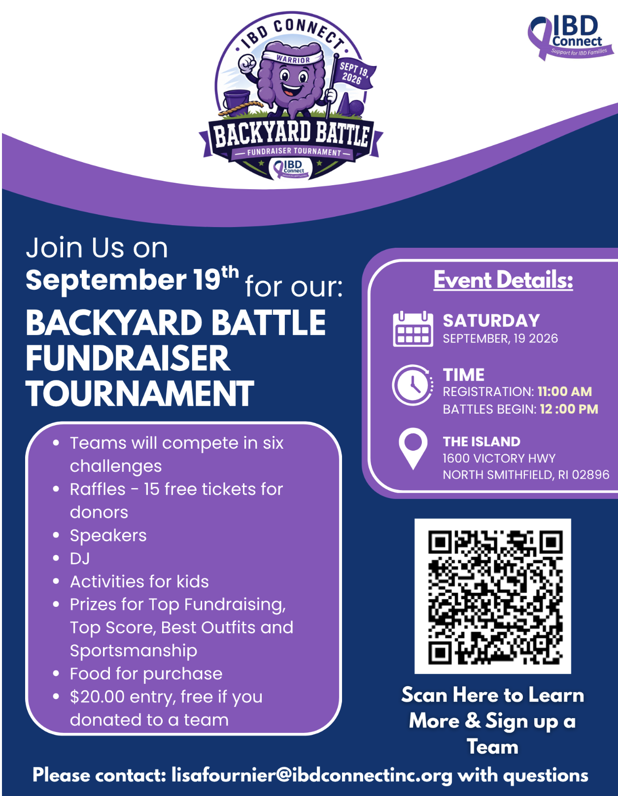BACKYARD BATTLE FUNDRAISER - September 19th, 2026 