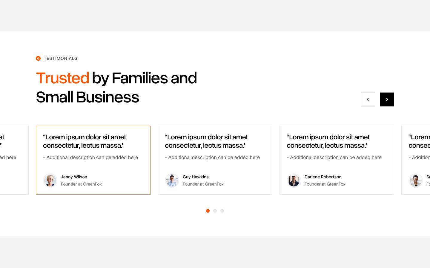 Testimonial Component Webflow
