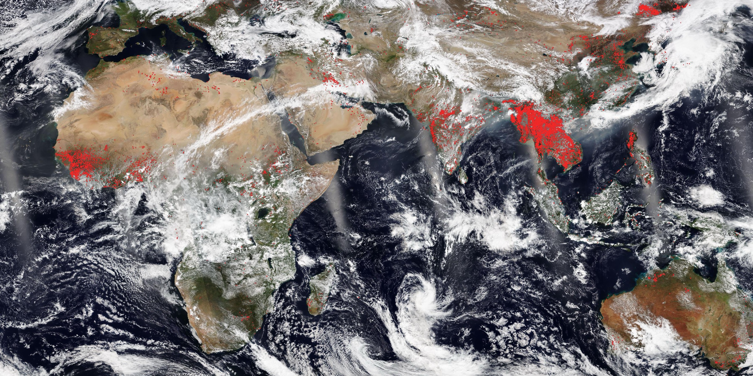 When Everything Happens at Once: Typhoon, 74 Wildfires, Four Conflict Zones, and 14 Volcanoes