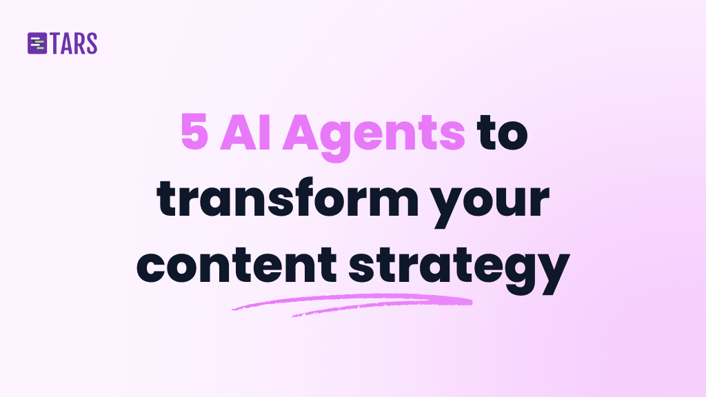 5 powerful AI Agents that will transform your content creation strategy