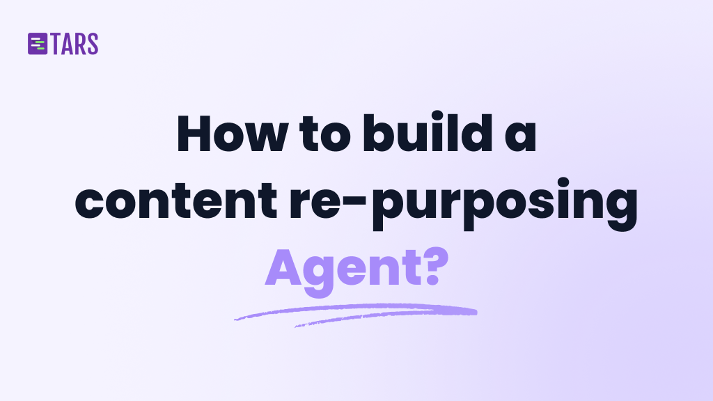 This AI Hack will cut your content creation time in half — build your own Content Repurposing Agent today!