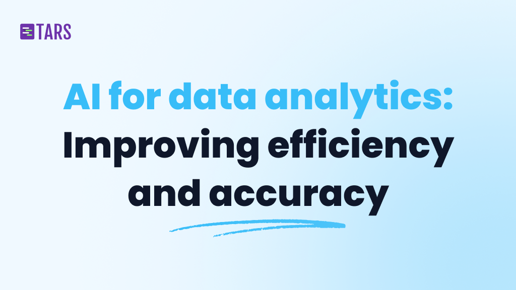 AI chatbot for data analytics: Improving efficiency and accuracy