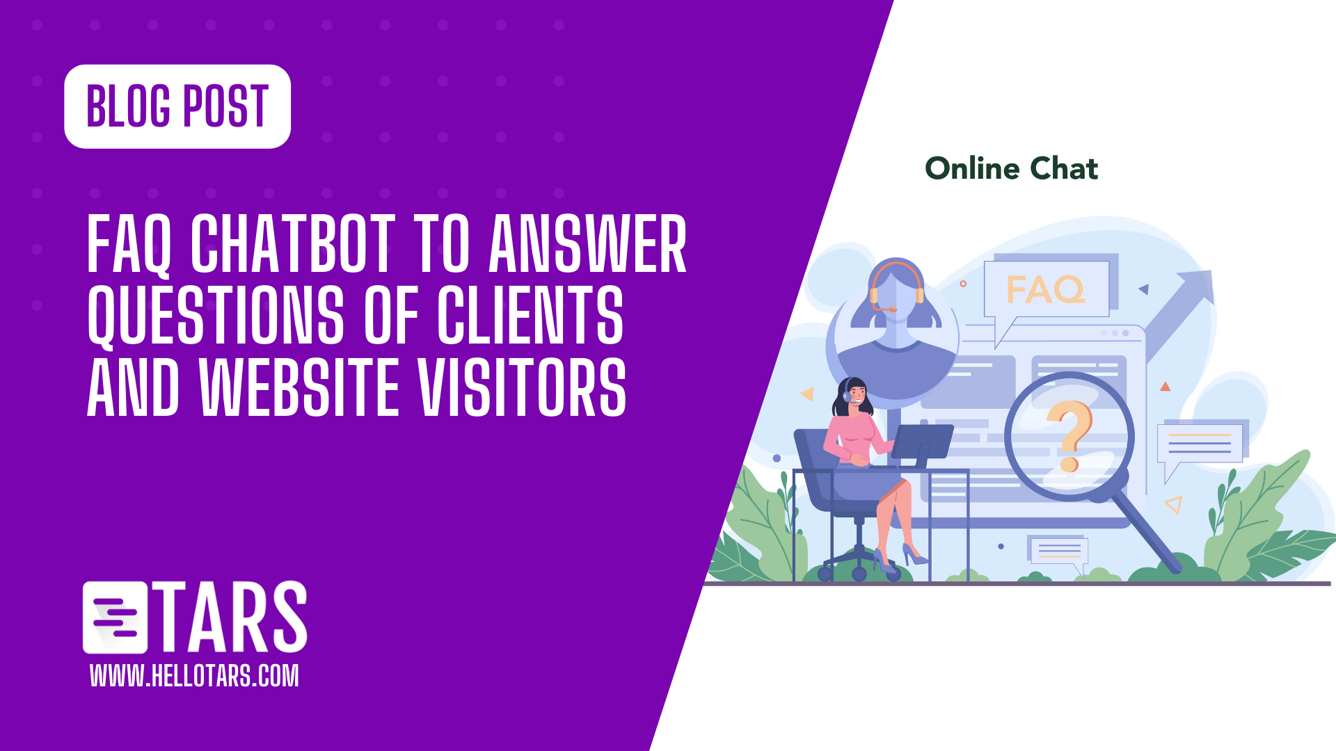 FAQ Chatbot to Answer Questions of Clients and Website Visitors