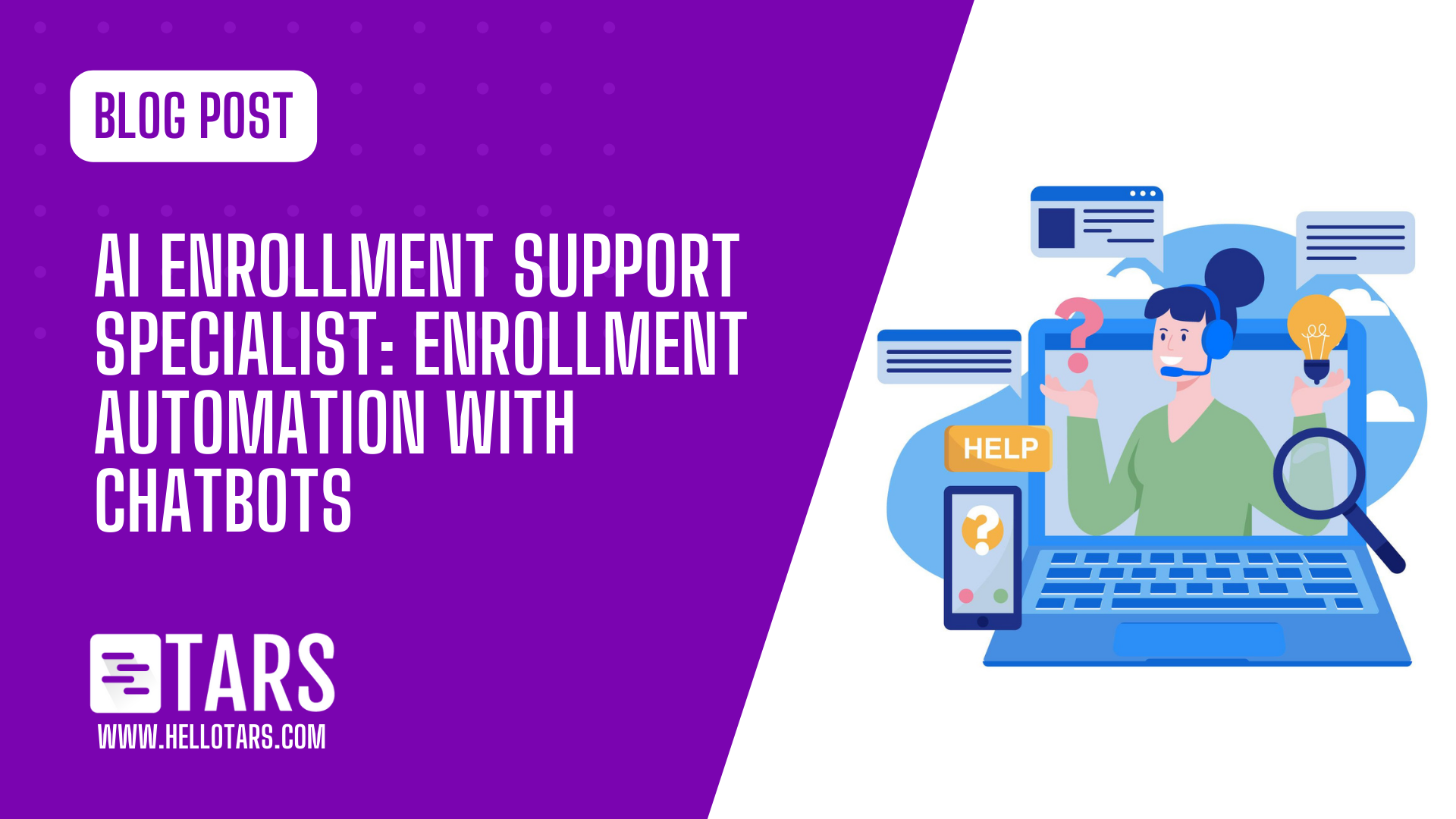 AI Enrollment Support Specialist: Enrollment Automation with Chatbots