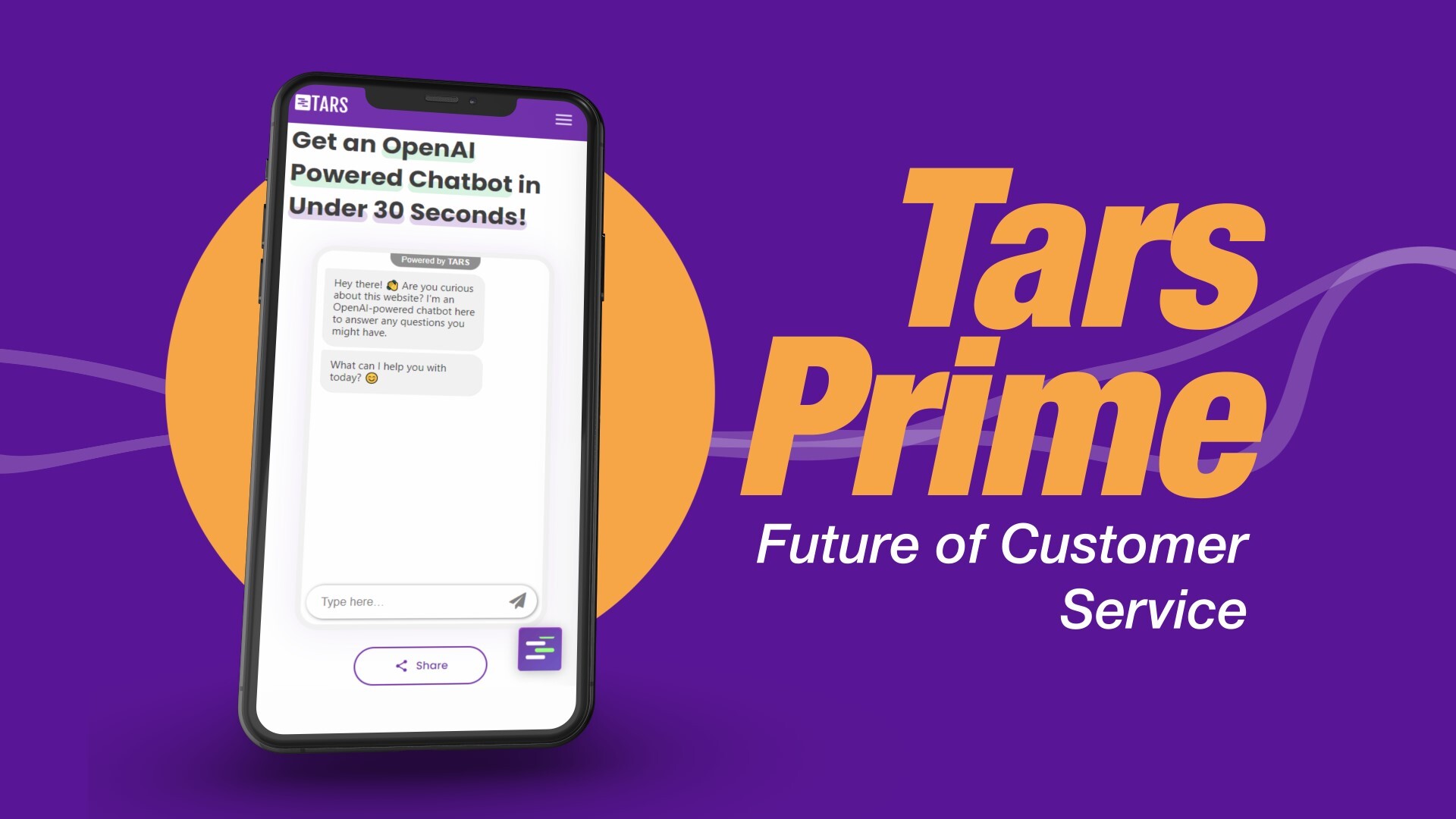 Introducing Tars Prime: Build Your Own ChatGPT-Powered AI Chatbot within Seconds