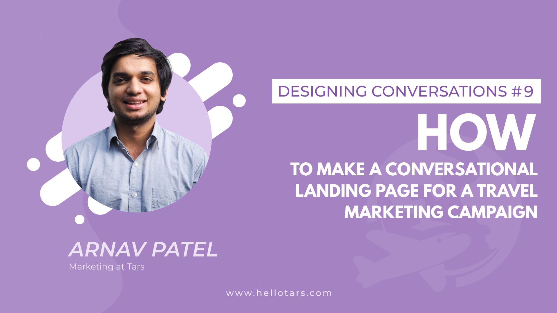 [Designing Conversations] How to make a Conversational Landing Page for a Travel Marketing Campaign