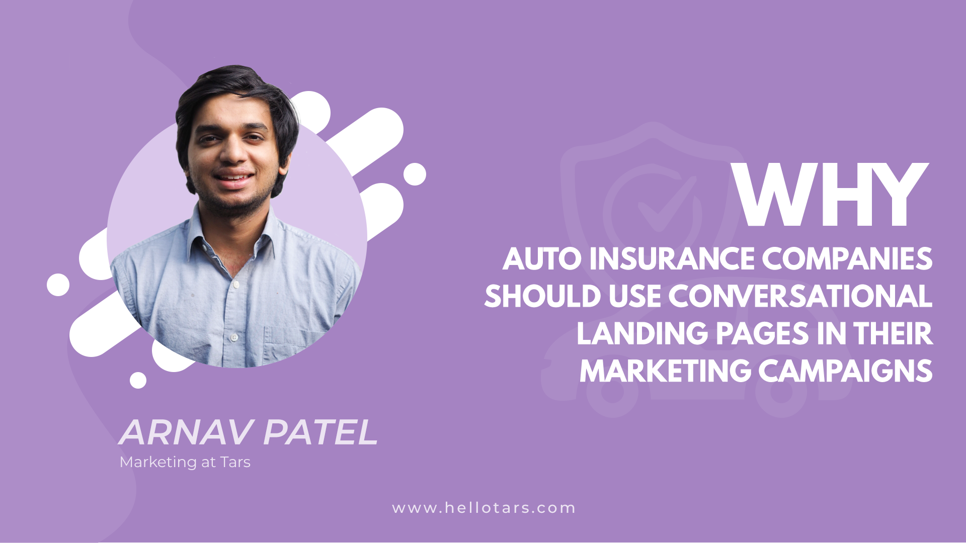 Why Auto Insurance providers need to use a Conversational Landing Page in their marketing campaigns
