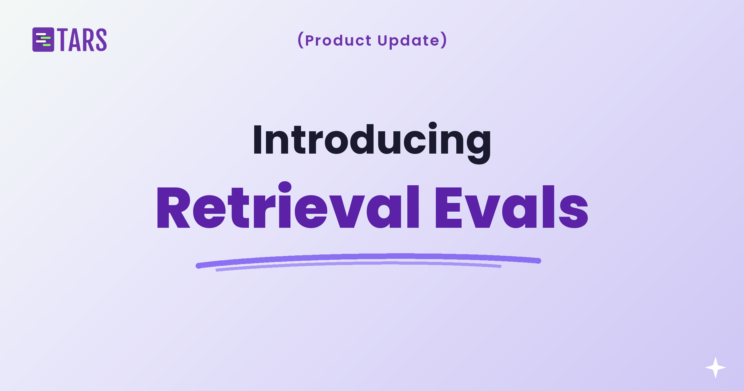 Introducing Retrieval Evals, a Tars product update