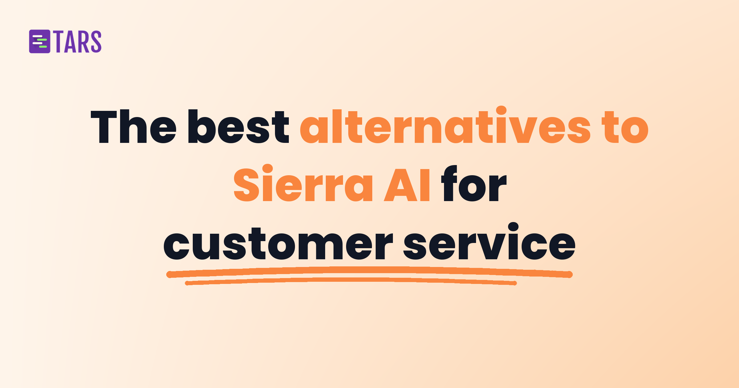 The best alternatives to Sierra AI for customer service