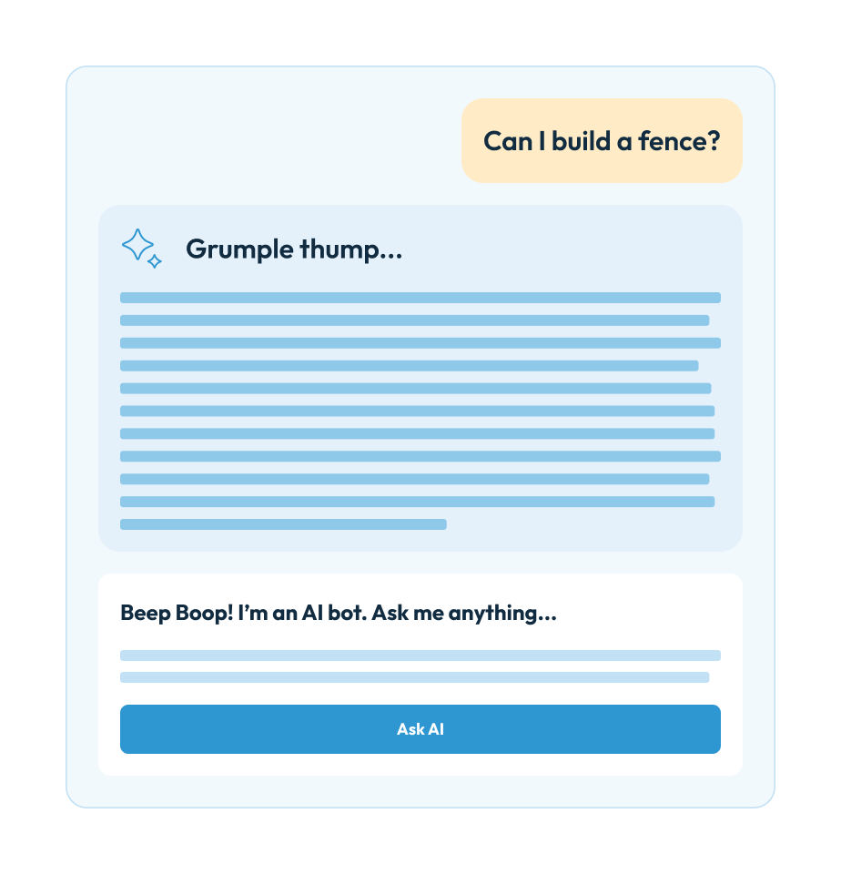 AI-Powered Property Chat illustration