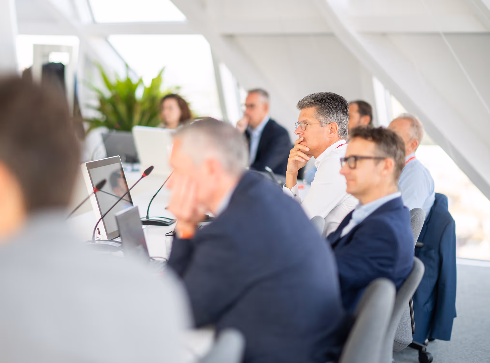 People in a meeting