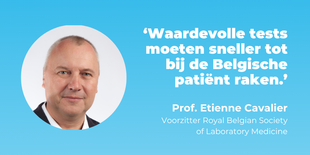 Prof. Cavalier: ‘Investeren in laboratoriumgeneeskunde is essentieel voor kwaliteitsvolle zorg'