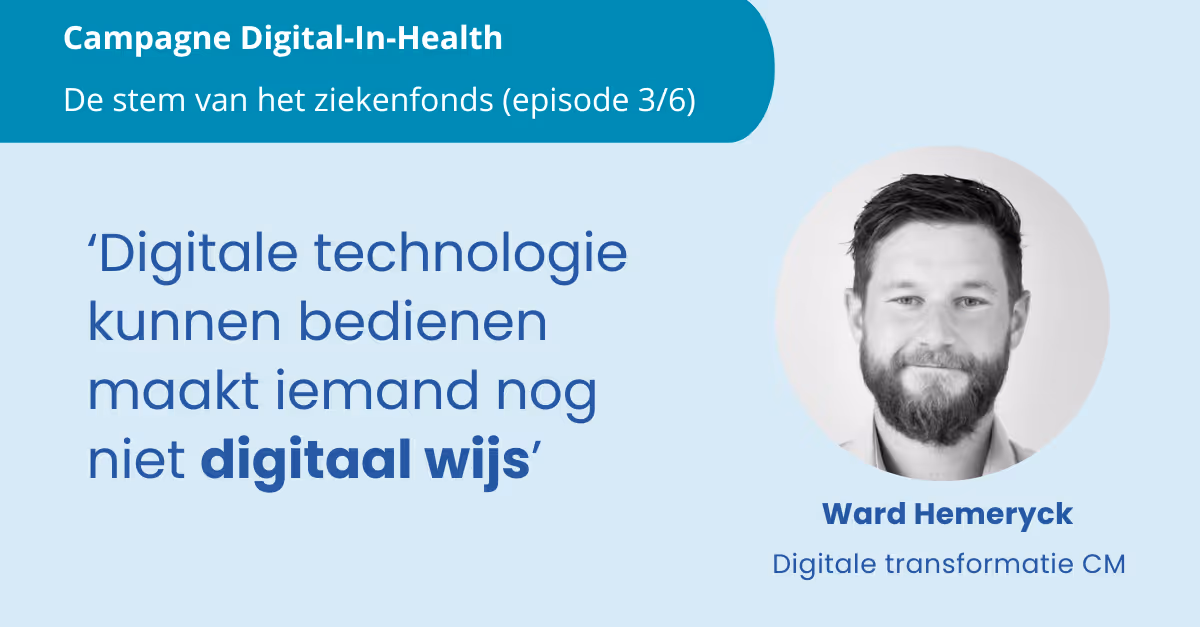 Hemeryck: ‘Digitale technologie kunnen bedienen maakt je nog niet digitaal wijs’