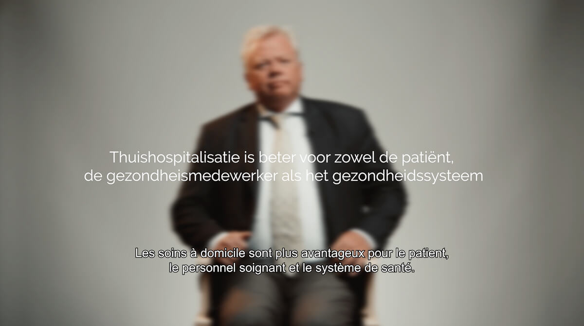 L’hospitalisation à domicile est meilleure pour le patient, le professionnel de santé et le système de santé.