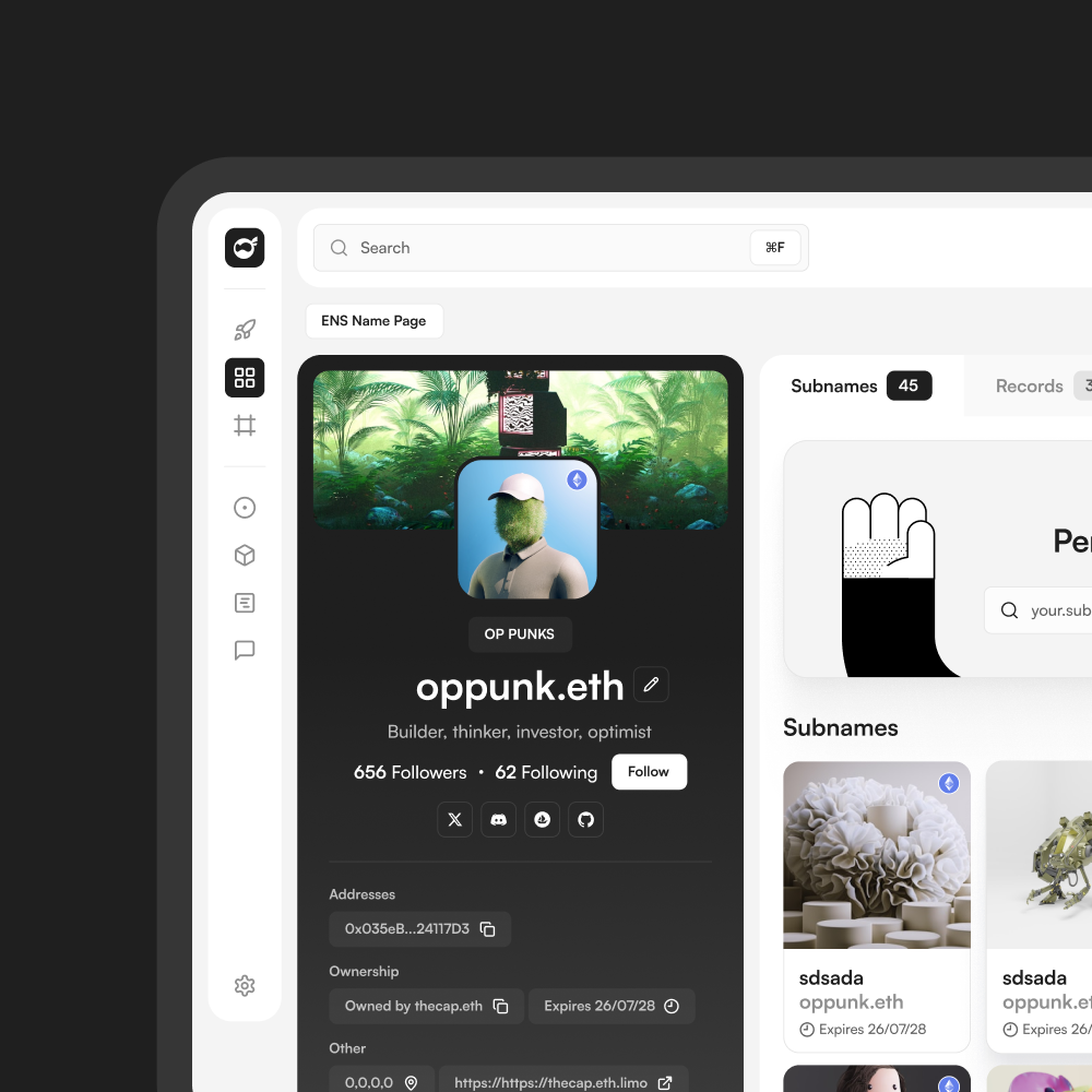Namespace design work
