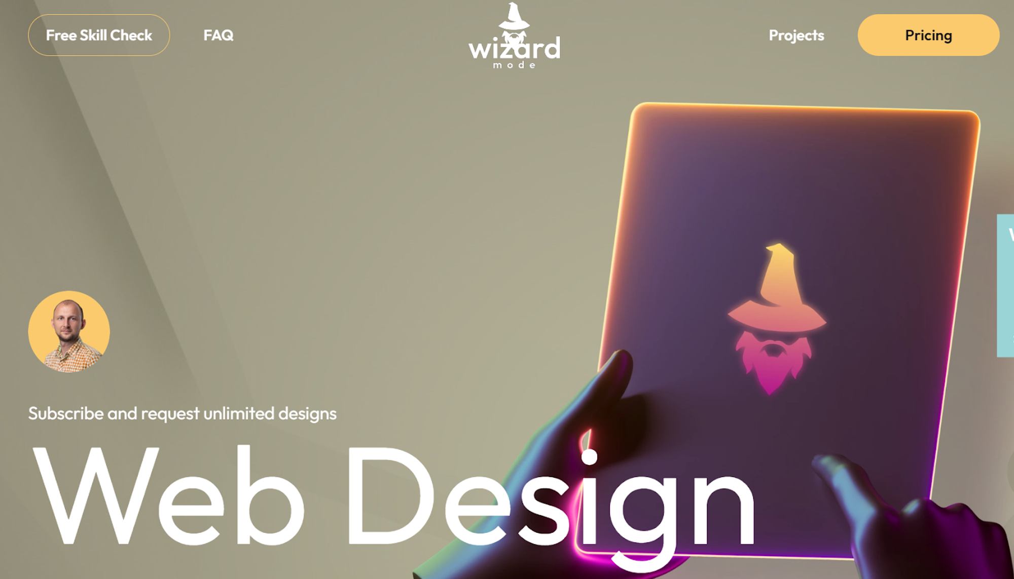 one of the affordable website design companies wizard mode