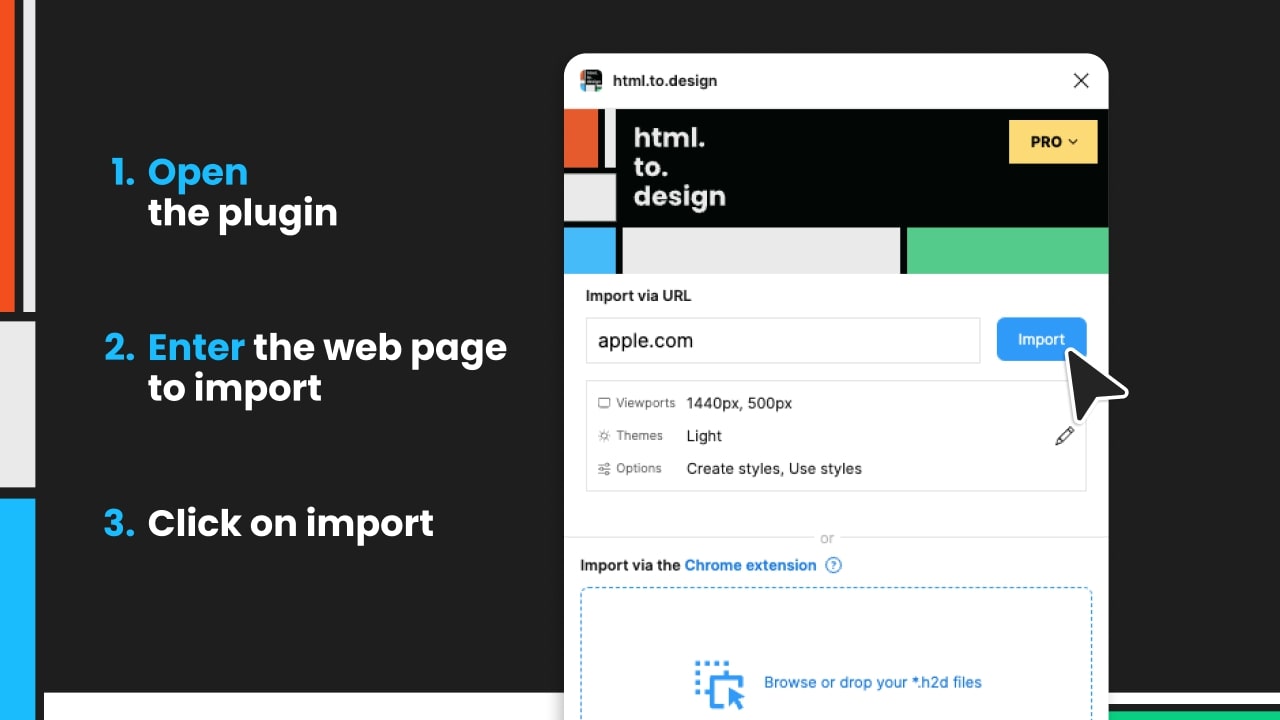 Converts any website into fully editable Figma designs