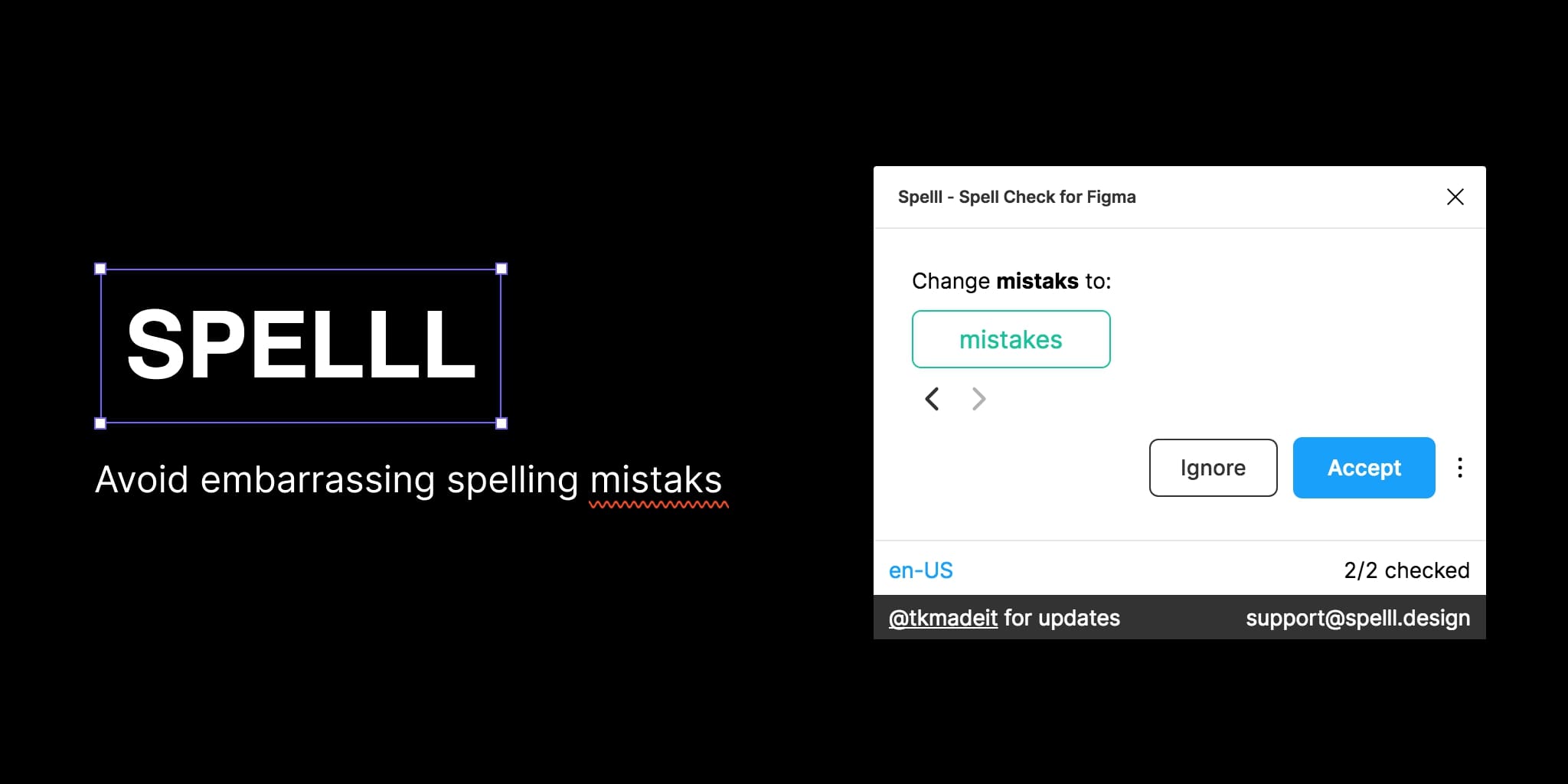 Spell Checker for Figma