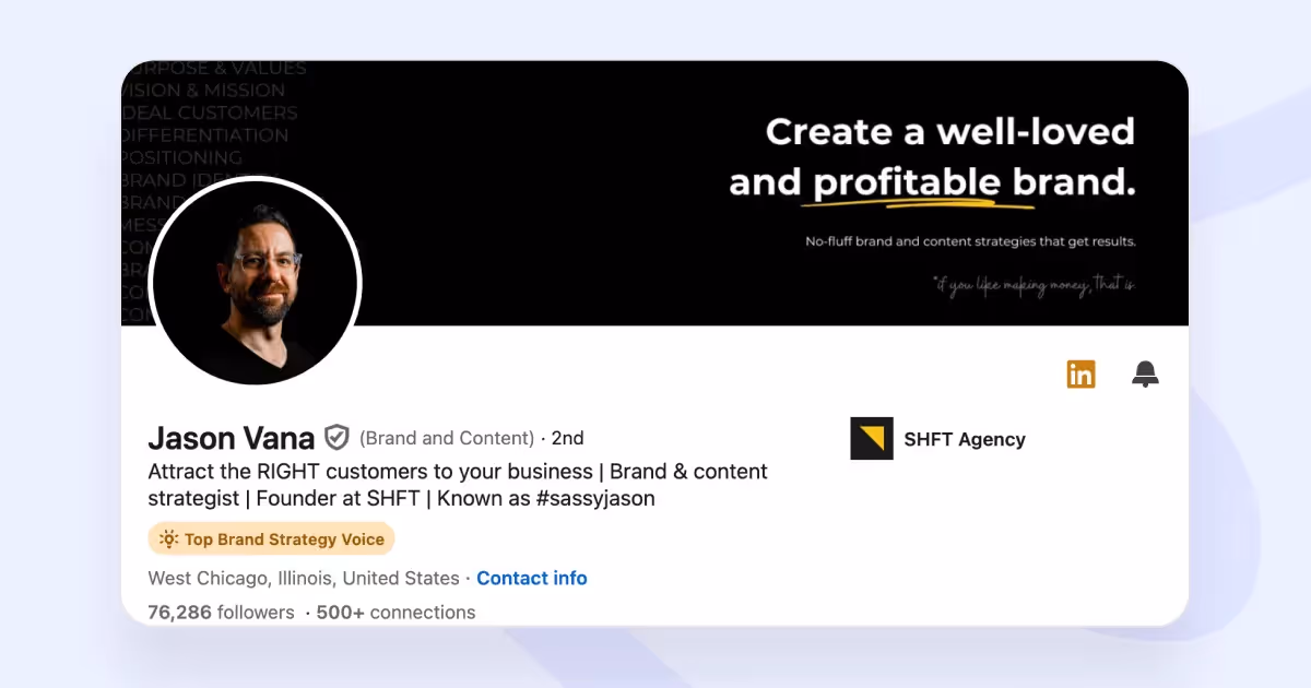 linkedin banner examples jason