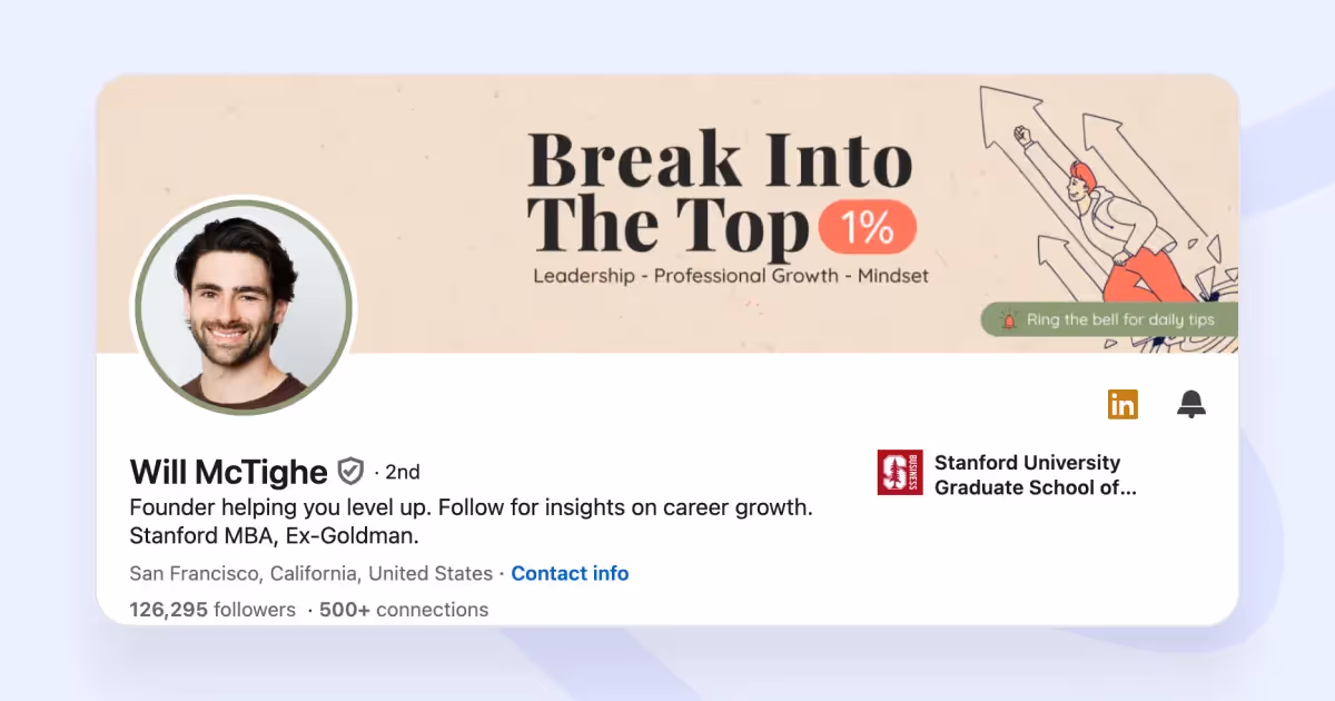 linkedin banner examples will
