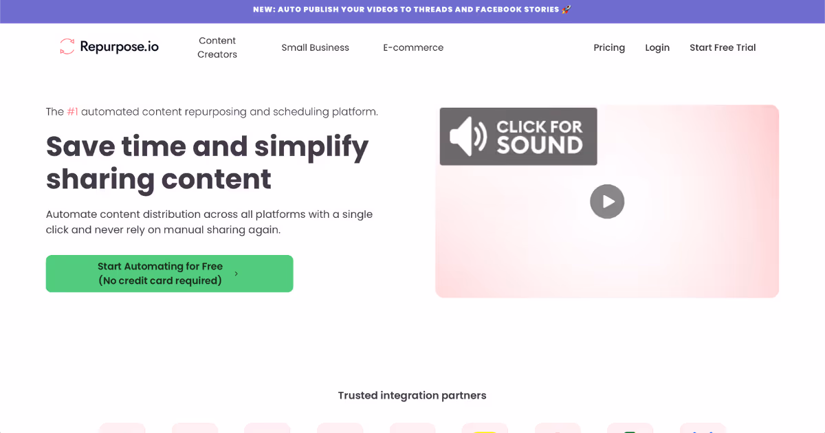 Repurpose.io, a helpful tool to repurpose content on different formatting