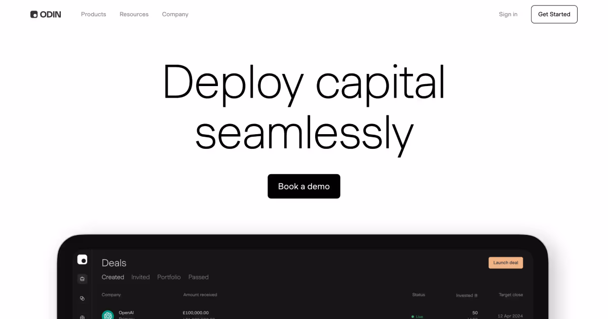 Minimalist, modern website design with a clean black-and-white theme