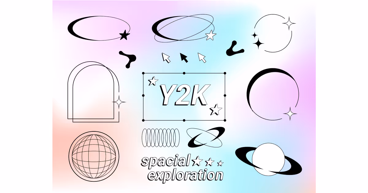 y2k evolution graphic design styles