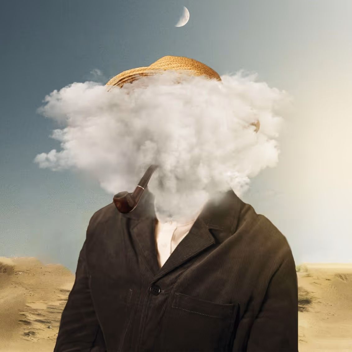 3D surrealism in graphic design 2024