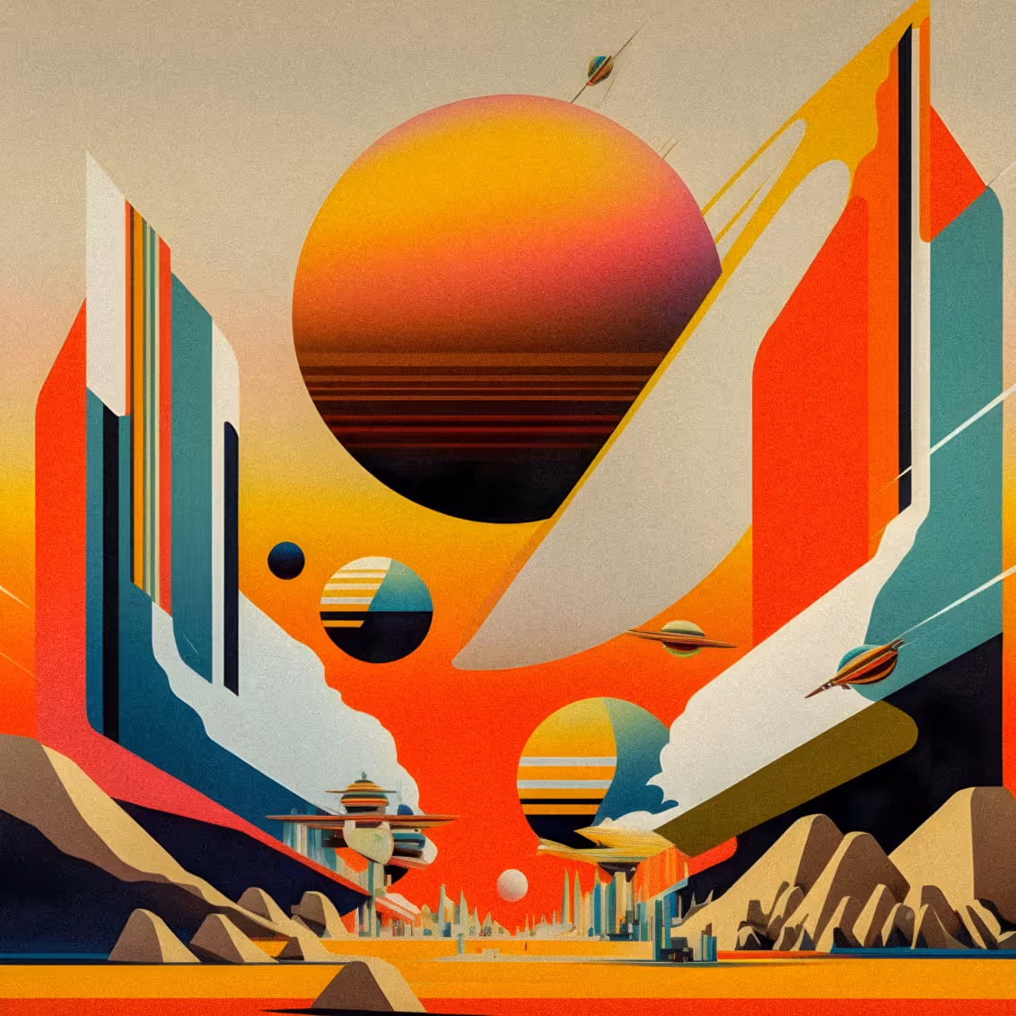 pop futurism graphic design styles